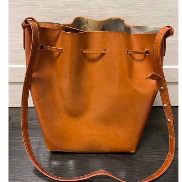 MANSUR GAVRIEL Brown Leather Bucket Bag - Picture 14 of 14